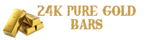 24k Pure Gold Bars